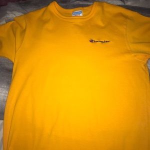 Yellow Champion shirt